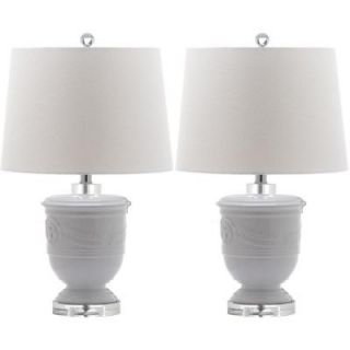 Safavieh Shoal 23.5 in. White Table Lamp (Set of 2) LIT4252B SET2