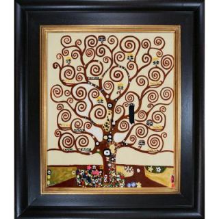 24 in. x 20 in. Tree of Life Hand Painted Classic Artwork KL2071 FR TP20A20X24