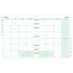 Day Timer 90percent Recycled Original Organizer Refill 8 12 x 11  2 Pages Per Month January December 2014
