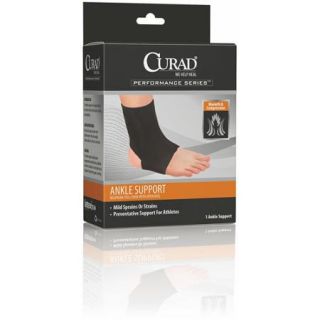 Curad Neoprene Pull Over Ankle Support with Open Heel