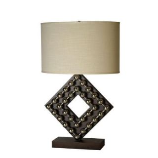 Filament Design Samara 31 in. Espresso and Stainless Steel Table Lamp TT5072
