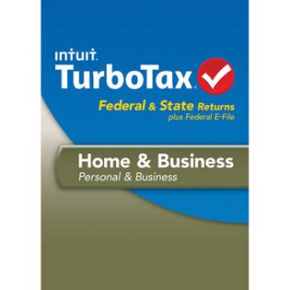 Intuit TurboTax Home & Business Federal E File + 424486