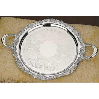 Silver Plated Giftware Shell and Gadroon 25 Cocktail Tray by Reed