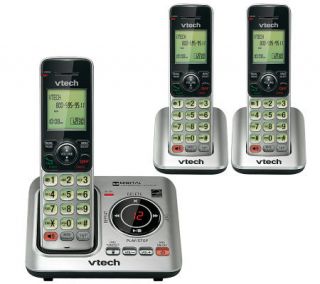Vtech CS6629 3 Handset Cordless Answering System w/ Caller ID —
