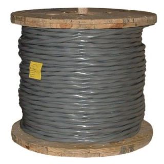 Southwire 500 ft. 2/0 2/0 2/0 1 Gray Stranded Al SER Cable 13105201
