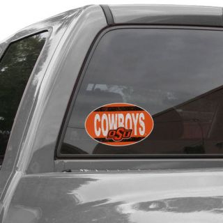 Oklahoma State Cowboys Vintage 8 x 8 Oval Repositionable Vinyl Decal