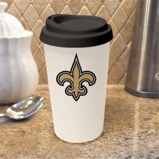 Memory Company MC NFL NOS 749 New Orleans Saints Ceramic Travel Cup