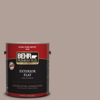 BEHR Premium Plus 1 gal. #N180 4 Moleskin Flat Exterior Paint 440001