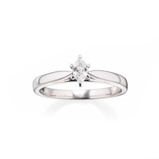 Always & Forever Platinaire 1/5 Carat Diamond Marquise Engagement Ring