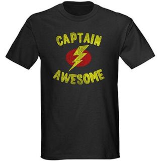 Cafepress Big Men's Capt. Awesome Graphic Tee