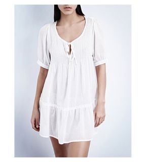 POUR LES FEMMES   Pleated cotton nightdress