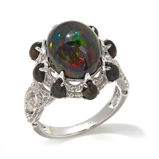 Rarities: Fine Jewelry with Carol Brodie Black Ethiopian Opal and White Zircon    8034986