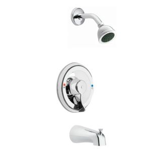 Commercial Posi Temp Tub and Shower Faucet Trim with Lever Handle by