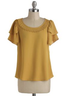 Sunlight Hearted Top  Mod Retro Vintage Short Sleeve Shirts