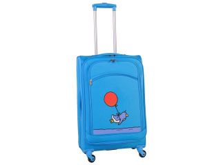 Ed Heck Flying Penguin 28 inch Spinner Luggage   Sky Blue