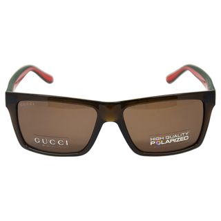 Gucci Unisex GG 1013/S 053U Brown Polarized Sunglasses