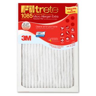 Filtrete 2 Pack Micro Allergen Extra Reduction Electrostatic Pleated Air Filters (Common: 18 in x 30 in x 1 in; Actual: 17.7 in x 29.7 in x 0.8125 in)