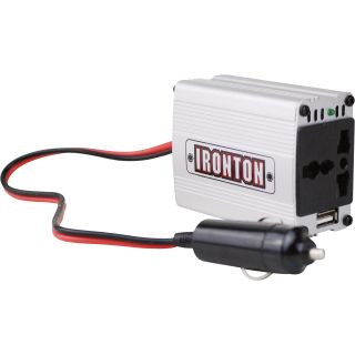 Ironton Power Inverter — 12 Volts, 200 Watts  Modified Sinewave