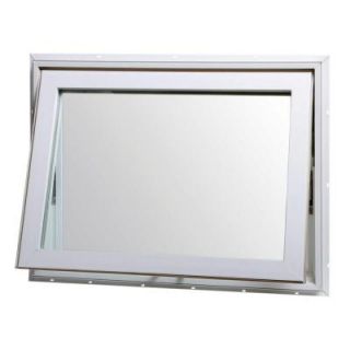 TAFCO WINDOWS 31.75 in. x 18 in. Awning Vinyl Window with Screen   White VA3218