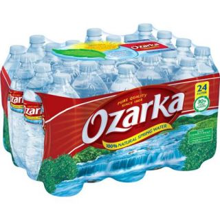 Ozarka 100% Natural Spring Water, 0.5 l, 24 ct