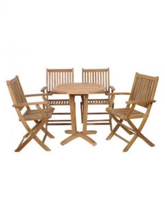 Kansas Round Patio Bistro Set (5 PC) by International Home