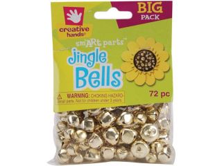 Jingle Bells 6mm 16mm 72/Pkg Gold