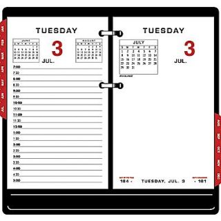 2016 AT A GLANCE Two Color Desk Calendar Refill, 3 1/2 x 6, White, (E017 50)