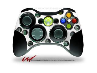 XBOX 360 Wireless Controller Decal Style Skin   Punched Holes White   CONTROLLER NOT INCLUDED
