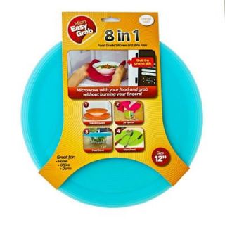Micro Easy Grab 12 in. Microwaveable Silicone Mat in Skyblue SKYBLUE12