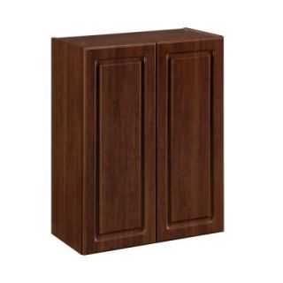 Heartland Cabinetry Ready to Assemble 24x29.8x12.5 in. Wall Cabinet with Double Doors in Cherry 8004405P