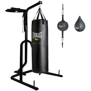 3 Station Heavy Bag Kit with Stand