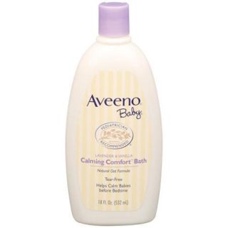 Aveeno: Lavender & Vanilla Calming Comfort Bath Baby, 18 fl oz