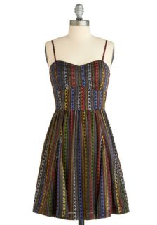 Jack by BB Dakota Tantalizing Tapestry Dress  Mod Retro Vintage Printed Dresses