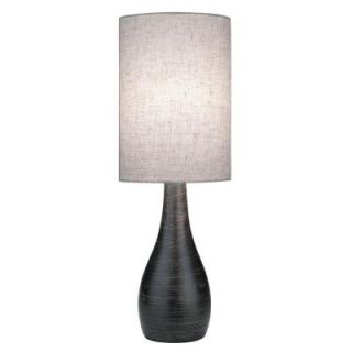Illumine 17 in. Bronze Table Lamp with Tan Linen CLI LS 2996