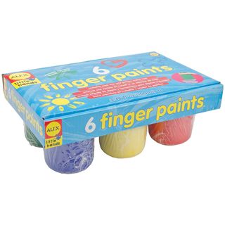 Finger Paints 3.4 Ounces 6 Pkg Assorted Colors 264f32eb 88ce 495b 8b95