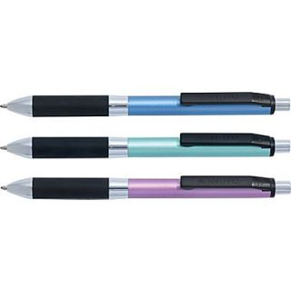 AvantPro™ Retractable Gel Ink Pen with SilkScribe Ink, 1.0mm, Medium Point, Black, Assorted Barrel Colors, Each