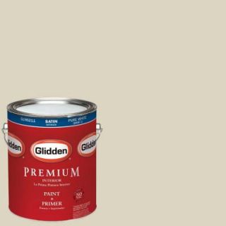 Glidden Premium 1 gal. #HDGWN62U Soft Herbal Sage Satin Latex Interior Paint with Primer HDGWN62UP 01SA