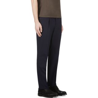 Valentino Navy Cropped Classic Trousers