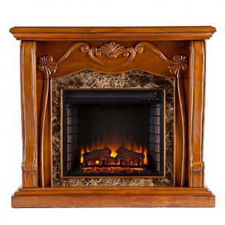 Carbondale Electric Fireplace   Walnut   7630144