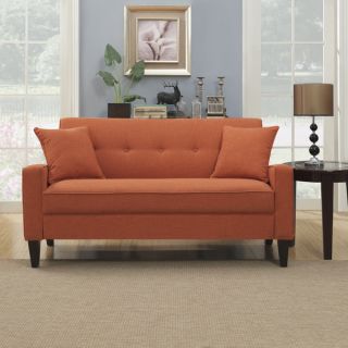 Portfolio Luca Orange Linen SoFast Sofa