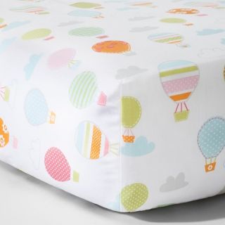 Circo® Up We Go Balloon Fitted Crib Sheet