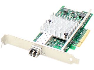 AddOn Intel E10G41BFSR Comparable 10Gbs Single Open SFP+ Port PCIe x8 Network Interface Card with Transceiver