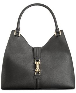 Calvin Klein Hanna Saffiano Leather Shopper   Handbags & Accessories