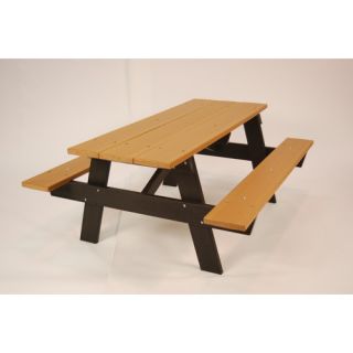 Recycled Plastic A Frame Picnic Table by Frog Furnishings