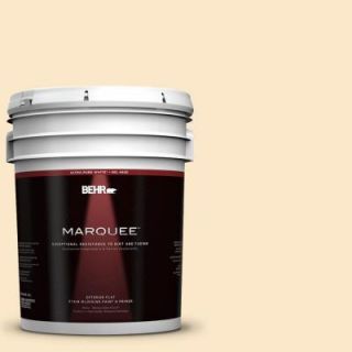 BEHR MARQUEE 5 gal. #YL W2 Spanish Lace Flat Exterior Paint 445005