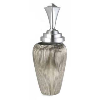 Silver Box Polyresin Urn Accent Piece   14485252  