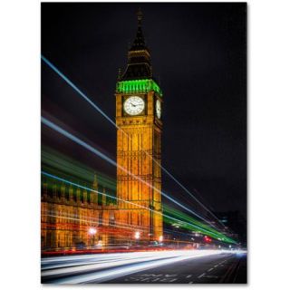 Trademark Fine Art "Streams Over Westminster" Canvas Art by Giuseppe Torre