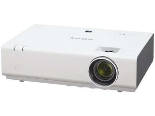 SONY VPLEX276 1024 x 768 3700 lumens (lamp mode: high) 3LCD XGA Portable Projector 3000:1 RJ45