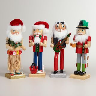 Santa Nutcrackers , Set of 4