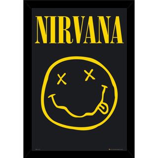 Nirvana Smiley Poster (24 inch x 36 inch) with Contemporary Poster